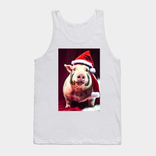 Christmas Pig (Christmas Animals) Tank Top